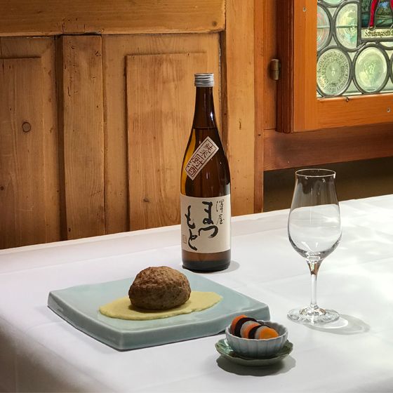 Japanische Tropfen im Restaurant DREI STUBEN