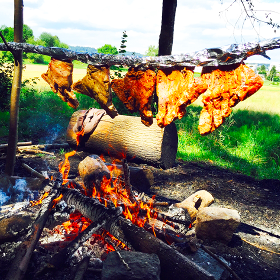 Sake zum Barbecue